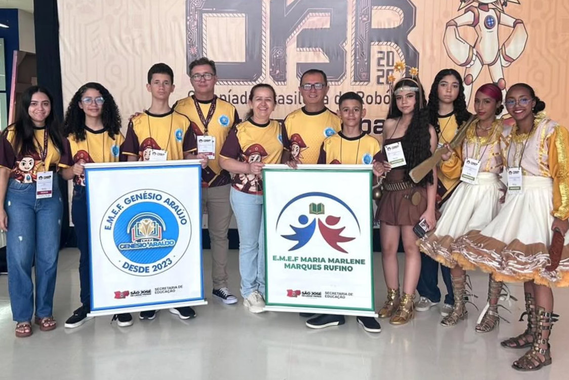 São José da Lagoa Tapada participa da Olimpíada Brasileira de Robótica 2026